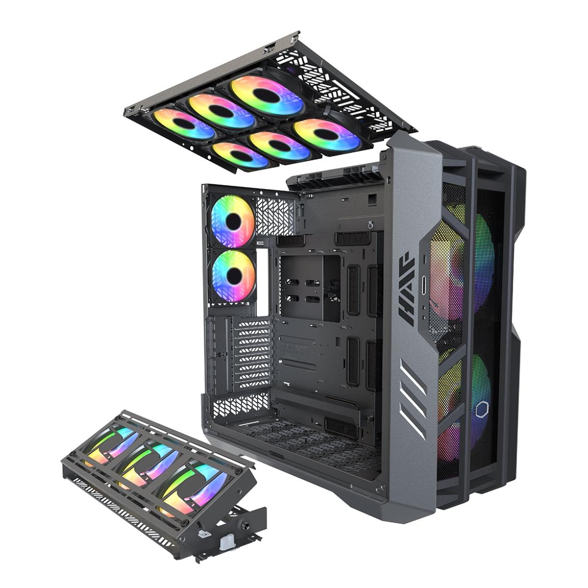 Cooler Master HAF 700 Full Tower PC Gaming Case - Black Cooler Master HAF 700 Full Tower PC Gaming Case - Black
